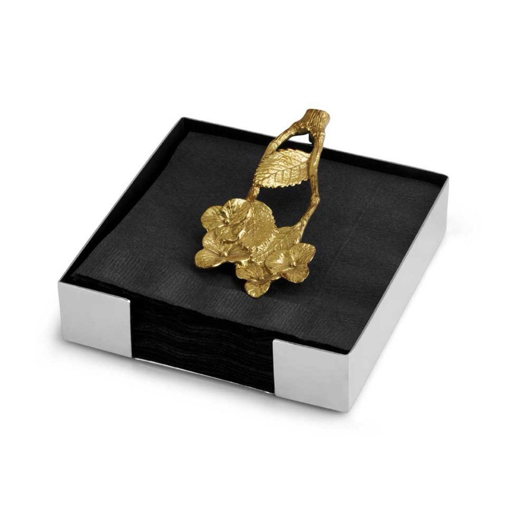 NEW Michael Aram HYDRANGEA Cocktail Napkin Holder